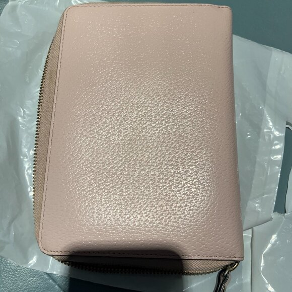 kate spade wellesley pink zip around leather planner agenda - Picture 6 of 13